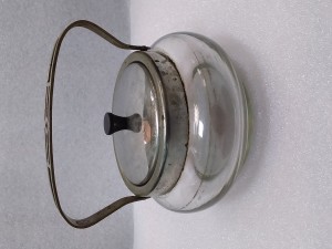 Сахарница стекло ,металл СССР 1950 -1960 годы цена 950 руб