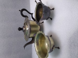Чайный набор ,серебрение , Европа ,1900 годы .Цена 10000 руб.